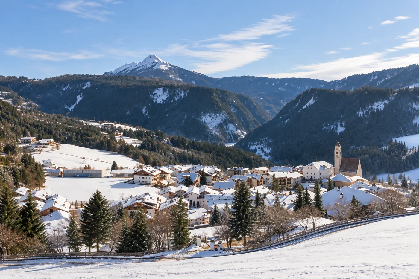The maso and its surroundings
